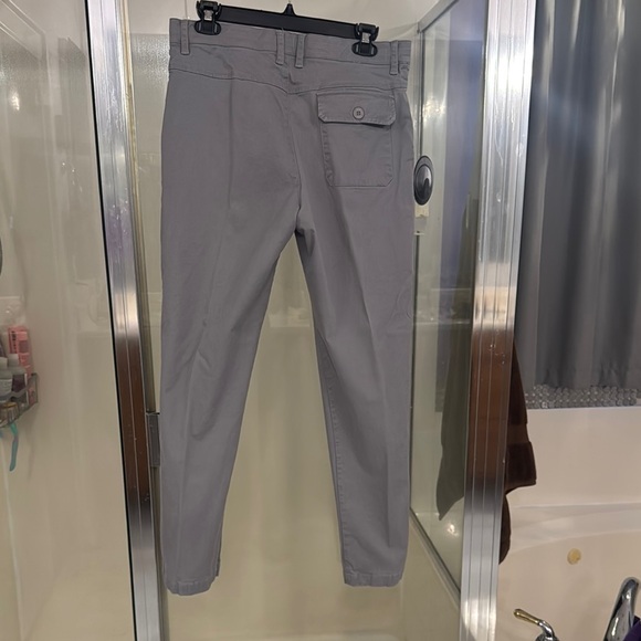 Men's Eubi Classic Gray Chinos - Picture 1 of 5